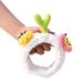 Fruit and Sprout Shape Headbands Extreme Soft & Ultra Absorbent Comfort to Makeup for Facial Hair Band with Multi Color White