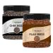 The EDIBLES Comb Pack of Raw Chia Seeds and Flax Seeds Alsi 250 GMS Each Total 500 GMS_Packing May Vary