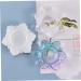 NUOBESTY 2pcs Container Silicone Storage Diy Tool Handmade Crystal Flower White Epoxy Casting Mold Making Whitex2pcs 4.4X12.5CMx2pcs - Buy Online on GoSupps.com