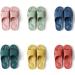 Unisex Bright Colored Open-Toe Sandals - Professional Non-Slip Shower Slippers Comfortable for Bathroom Use - Buy Online on GoSupps.com