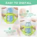Aolso Silicone Baby Bottle Handles - 2PCS Easy Grip Handles for 2.25 Baby Bottles - Blue/Green - Buy Online on GoSupps.com