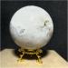 Natural Sphere Natural White Crystal Cave Moss Water Grass Agate Ball Feng Shui Home Decoration 1pc 1100-1200g - Buy Online on GoSupps.com