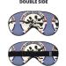 Taekwondo Design Eye Mask | Unisex Soft Light-Blocking Sleeping Mask - Comfortable Black - Buy Online on GoSupps.com