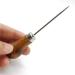 RONYOUNG 10PCS Wooden Handle Gourd Shape Scratch Awl Tool Pin Punching for Leather Pouch Hole DIY Handmade - Buy Online on GoSupps.com