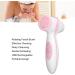 Qukaim Rechargeable Face Scrubber Rechargeable Electric Facial Cleansing Brush Rotating Silicone Face Scrubber for Gentle Exfoliation Deep Cleansing Rechargeable 180 Characters - Buy Online on GoSupps.com