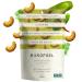 Handfuel Spicy Dill Pickle Cashews Hand Roasted Salted Cashews 7g of Protein Non-GMO Vegan Friendly Plant Based Flavoured Nuts Gluten Free - 120 Grams 150 g (Pack of 1)