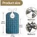 Palwin Adult Bibs - 3 Pack Waterproof Slobberlatz Washable Clothing Protector for Seniors Reusable with Snap Fastener - Buy Online on GoSupps.com