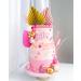 JeVenis 36 PCS Pink Balls Cake Decoration Baby Shower Cake decoration Pink Leaves Cake Decoration Rose Cake decoration Boho Cake Decoration Palm Leaves Cake Decoration (EU-A-734) - Buy Online on GoSupps.com