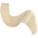 Ugeat 60cm Real Hair Tape Extensions - Blonde Invisible Adhesive 20 Pieces 50g - #60 - Buy Online on GoSupps.com