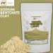 100% Natural Sodium Bentonite Clay Powder - 2 LBS for Facial Masks Creams Scrubs & Soap Making - Skin Tightening & Body Wraps - Buy Online on GoSupps.com