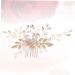 Beatifufu 1 PC Rhinestone Hair Comb Rhinestone Hair Clip Pearl Hair Barrettes Bridal Headpiece Pearl Hair Pin Hair Comb for Bride Tiara for Bride Wedding Pearl Hair Clip Rhinestone Barrettes - Buy Online on GoSupps.com