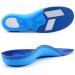 Larsaro Orthopedic insole Foot pain Plantar Fasciitis Senk Spreading Foot Shoe Insoles For Women & Men Liefuss Insoles for flat feet lowering spread Plantar fasciitis blue 38-40 EU-26cm blue