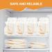 Breast Milk Bags for Freezing - 250ml Storage Bags (60PCs) | Durable & Leak-Proof Breast Milk Storage - Buy Online on GoSupps.com