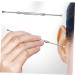 5pcs Healvian Stainless Steel Ear Cleaner Set for Earwax Removal and Ear Cleaning - Metal Silver Earpick Set - Buy Online on GoSupps.com