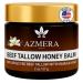 100% Grass-Fed Beef Tallow Balm Manuka Honey MGO263+ Organic Beeswax & Olive Oil Beef Tallow for skin Handmade Moisturizer for Dry Skin Eczema Relief & Healing Skin(2oz Vanilla) Vanilla 2 Ounce (Pack of 1)