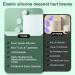 Buy Dnom Dinos Portable Silicone Aligner & Retainer Case with Ventilation Holes - Includes Distance Tools & Cleaning Brush (Purple) | Food-Grade Quality for Easy Travel - Buy Online on GoSupps.com
