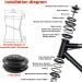 Farbetter 1-1/8 Heavy Duty Headset Top Cap Bearings - 34mm/44mm Diameter - Threadless Stem Tapered Sealed BMX Bearing Nuts - Buy Online on GoSupps.com