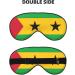 Flag of Sao Tome and Principe Soft Eye Mask | Comfortable Light Blocking Sleep Mask for Side Sleepers | Pressure-Free Eyemask - Buy Online on GoSupps.com