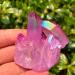 1PC Crystal Cluster Angel Titanium Quartz Crystal Specimen Minerals Reiki Stones JZIGTDEM (Color : 60g)