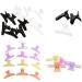 Buy 12x Butterfly Hairdressing Clamps - Salon Hair Color & Perm Section Clips for Professional Styling - Buy Online on GoSupps.com
