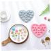 Ciieeo 8 Pcs Mold Christening Favours for Guests Halloween Decor Ice Cubes Chocolate Hand Decor Heart Decor Candy Chocolate Candy Decor Food Grade Silicone Baking Tools Pastry 17.1x15.1cmx4pcs Bluex4pcs - Buy Online on GoSupps.com