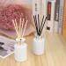 Hejo 100ml White Glass Diffuser Bottles - 4 Pack with Silver Caps & 100 Rattan Sticks for DIY Room Fragrance - Perfect for Home D cor & Gifts - Buy Online on GoSupps.com