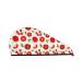 Fresh Red Tomato Microfiber Hair Towel Soft Super Absorbent Hair Towel Wrap for Women Coral Velvet Quick Dry Hair Cap for Long Curly and Thick Hair