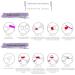 Srutueo 24Pcs Colorful Ballet False Nails DIY Manicure Glitter Nails European and American Wear Nail Patch - Buy Online on GoSupps.com