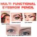 4 PCS 4D Hair Stroke Brow Stamp & Brush Set - Multifunction Ultra-thin Angled Eyebrow Makeup Brushes - Buy Online on GoSupps.com