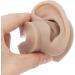 2 Pcs Soft Silicone Ear Models for Piercing Practice & Acupuncture Teaching - Dark Skin Color - Buy Online on GoSupps.com