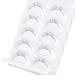 Natural Wispy Mink Bottom False Eyelashes - Handmade, Reusable, Clear Band - Pack of 6 - Buy Online on GoSupps.com