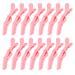 Ondder 14 Pack Pink Alligator Hair Clips for Styling Sectioning Larger Salon Pro Hair Clips for Barber Clips for Hair Coloring Cutting Sectioning Big Gator Cutting Hair Clips Salon Alligator Clips for Hair Hair Stylin...