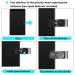 Feruaro Travel Mirror - Portable LED Lighted Makeup Mirror with 8 Dimmable LEDs, Touch Switch, Folding Compact Design, 1X & 2X Magnification - Black - Buy Online on GoSupps.com