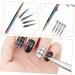 FOYTOKI 1 Set Nail Art Drawing Pen Manicure Pens Nails Brush Pen Nail Salon Supplies Nail Art Supplies Nail Art Liner Pens Salon Nail Art Tools Nail Line Pens Manicure Liner Nail Art Brush - Buy Online on GoSupps.com