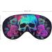 Skull Flower Sleep Eye Mask & Blindfold | Elastic Strap for Women Men | Perfect for Sleep, Travel, Nap - Buy Online on GoSupps.com