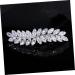 Mikinona 1pc Half up Hair Clip Wedding Decor Girl Hair Clip Hair Diamonds Crystal Hair Vintage Decor Bling Hair Barrettes Wedding Hair Pins Bridal Flower Comb Spiral Bride Zircon Headband - Buy Online on GoSupps.com