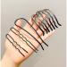 8 Piece French Style U Shape Hair Combs & Sticks Set for Vintage Hairstyles - Buy Online on GoSupps.com
