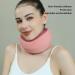 Neck Brace Pillow Soft Foam Wraps Keep Vertebrae Stable | Keep Vertebrae Stable Comfort Neck Support Soft Neck Support Relieves Pressure in Spine Neck Support Brace for Home Pink - Buy Online on GoSupps.com