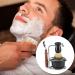 Men's Shaving Set - Manual Razor Stainless Steel Stand Brush & Bowl | Premium 4-Piece Grooming Kit for Men - Buy Online on GoSupps.com