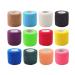 12 Pack-2x5Yards MINGYUE Self Adhesive Bandage Wrap Athletic Tape Sports Tape Wrist and Ankle Wrap Tape Cohesive Bandage for Vet Wrap(12 Colors) 12rolls 12 Colors