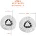6 Pack Microfiber Mop Replacement Heads for O-Cedar EasyWring RinseClean Spin Mop - Easy Cleaning Refill Heads - Buy Online on GoSupps.com
