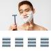 Mens Refills Professional Barber Beard Manual Razor - 12PC Fixed Head Clean & Comfortable Shaving - Buy Online on GoSupps.com