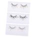 Beaupretty Lash Extension 3 Pairs false lashes cosplay lashes lash clusters with color lashes natural women lashes with color lashes for women colored lashes individual lashes Imitation