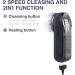 Sonic Facial Cleansing Brush - Rechargeable Waterproof Device for Deep Cleaning & Exfoliating - Gentle Massaging - 2 Brushes Included - White - Buy Online on GoSupps.com