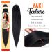 Difunee Pre-stretched Braiding Hair 24 Inch 8 Packs Black Yaki Texture Crochet Hair | Box Braids Hot Water Setting Synthetic Extensions - 1B (Pack of 8) - Buy Online on GoSupps.com
