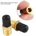 KIMISS 2Pcs 1/8 NPT MPT Car Tire Inflating Valve - ABS + Brass Air Compressor Tank Fill Valve - Buy Online on GoSupps.com