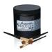 Positive Art Jacquard fabric paint black 8 oz for Clothes  Permanent All-Surface Paint for Jeans  T-Shirts  Shoes  Canvas  Leather  Wood  and More 3 brushes set