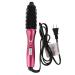 Brush Curling Iron Heated Curling Brush Portable Foldable Mini Curling Brush Comb Tooth Anti scalding Curling Iron Brush Suitable for All Hair Types (US Plug 100-240v)