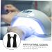 minkissy 1 Pair Nail Gloves Gel Nail Led Lamp Fingerless Gloves Gel Manicure Gloves Uv Shield Gloves Gloves Nail Art Tools Gloves Sun Protection Sleeve Mj03 Polyester 25X9X0.4CM - Buy Online on GoSupps.com