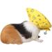 JEELINBORE Cute Fabric Protective Collar for Small Pets - Comfortable Neck Collar for Hamsters (Yellow 5cm Diameter) - Buy Online on GoSupps.com